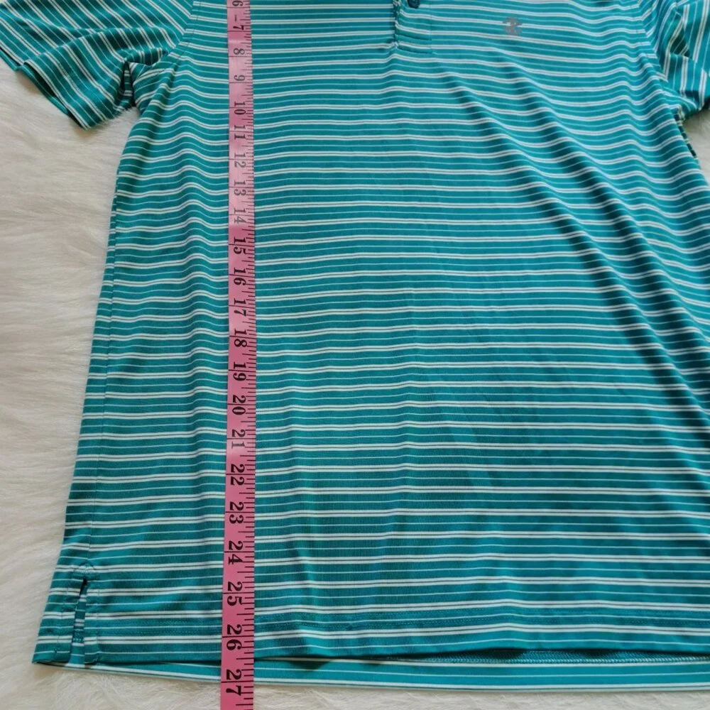 Izod Golf Men's Striped Stretch Polo Shirt Size Small